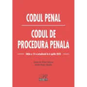 Codul penal. Codul de procedura penala. Editia a 15-a actualizata la 16 aprilie 2025 - Dragos Bogdan, Petrut Ciobanu