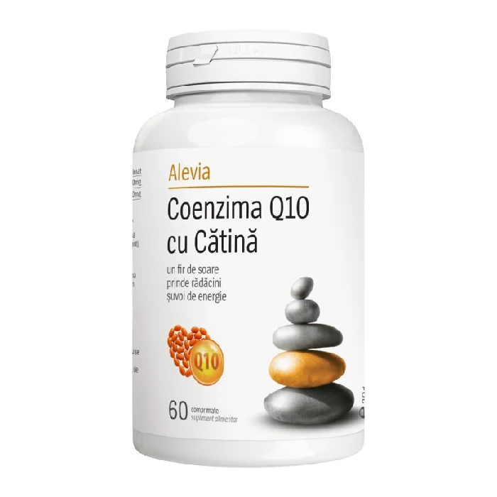 Coenzima Q10 cu catina, 60 comprimate, Alevia