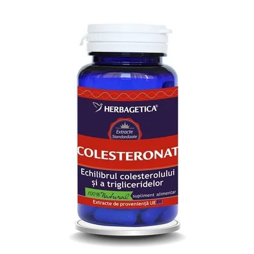 Colesteronat, 120 capsule, Herbagetica