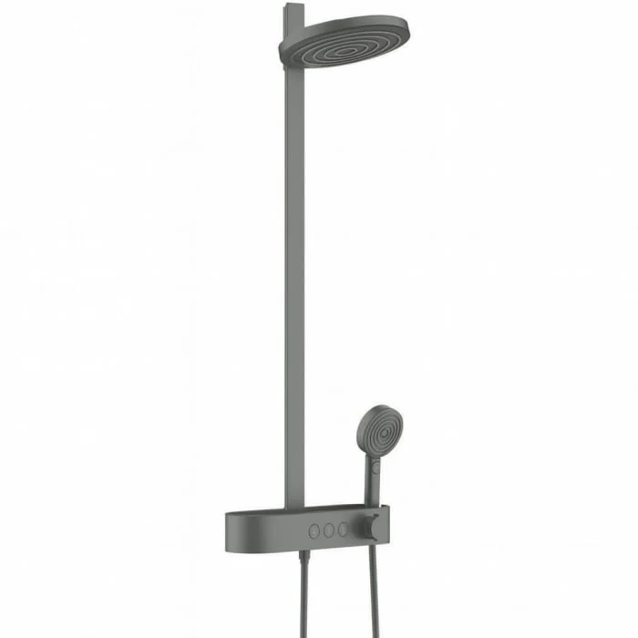 Coloana dus gri mat, palarie 26 cm, 3 jeturi, Form Relax