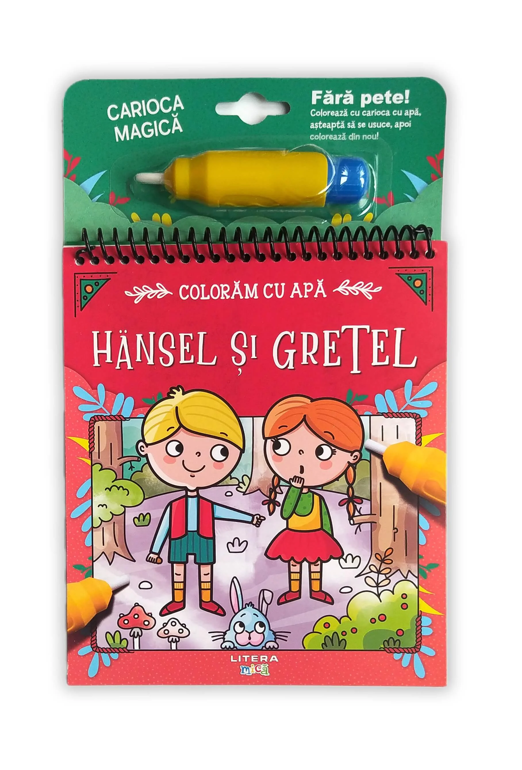 Coloram cu apa. Hansel si Gretel