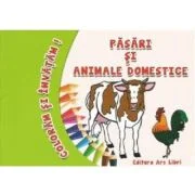 Coloram si invatam! Pasari si animale domestice - Adina Grigore