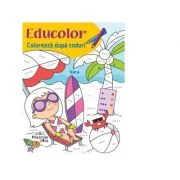 Coloreaza dupa coduri. Vara - Cecile Marbehant