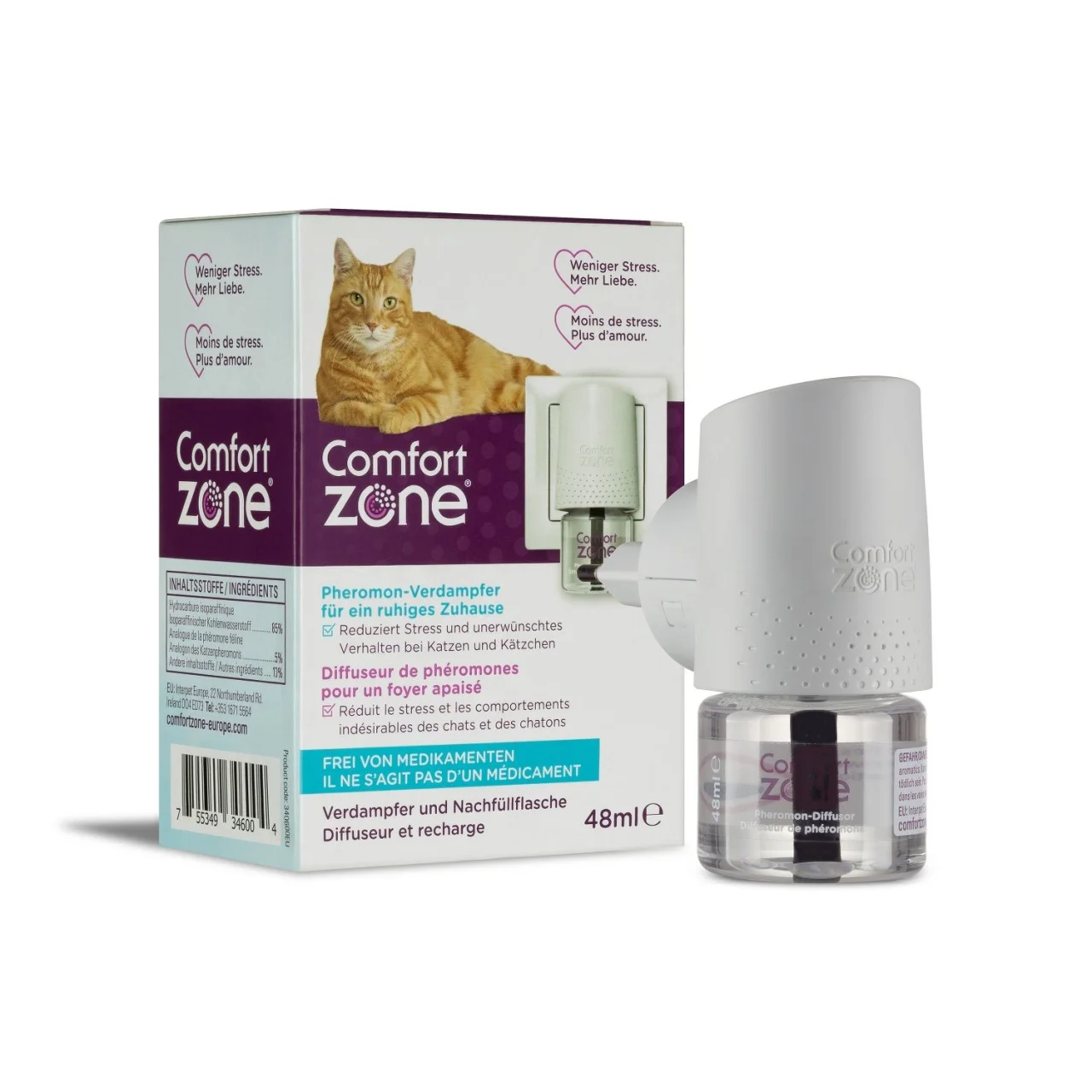 Comfort Zone Difuser Pisica, 48ml