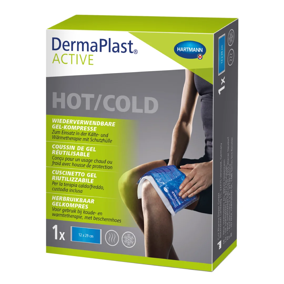 Compresa cu gel reutilizabila DermaPlast Active Hot/Cold, 12*29 cm, 1 bucata, Hartmann