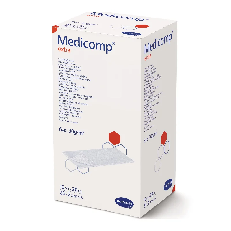 Comprese sterile Medicomp Extra, 10*20 cm, 25 bucati, HartMann