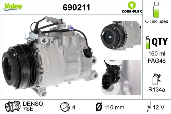 Compresor, climatizare VALEO 690211