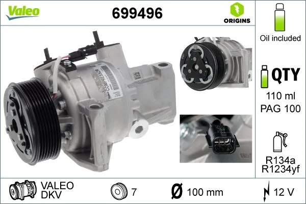 Compresor, climatizare VALEO 699496