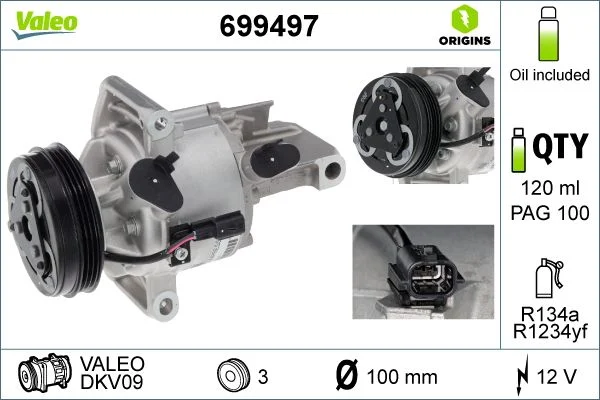 Compresor, climatizare VALEO 699497