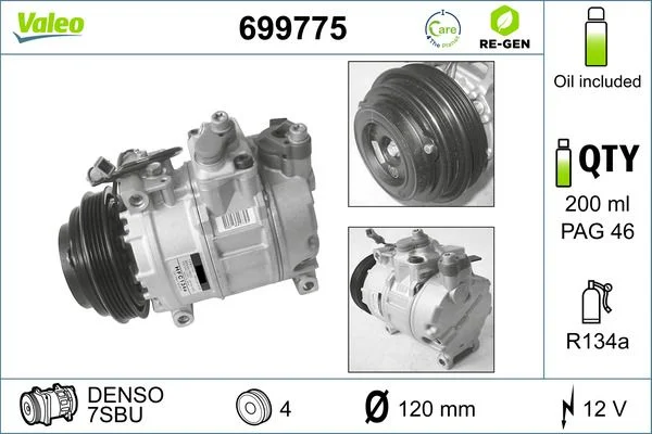 Compresor, climatizare VALEO 699775