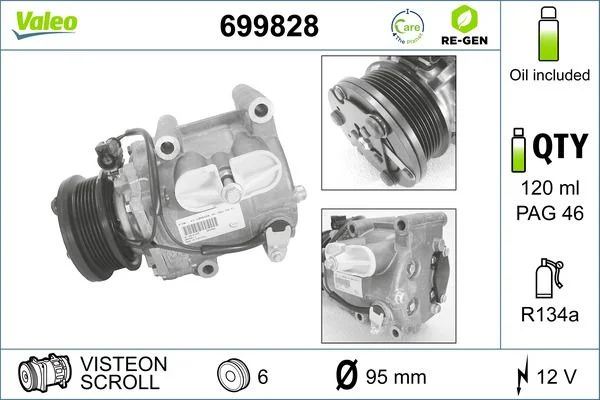 Compresor, climatizare VALEO 699828