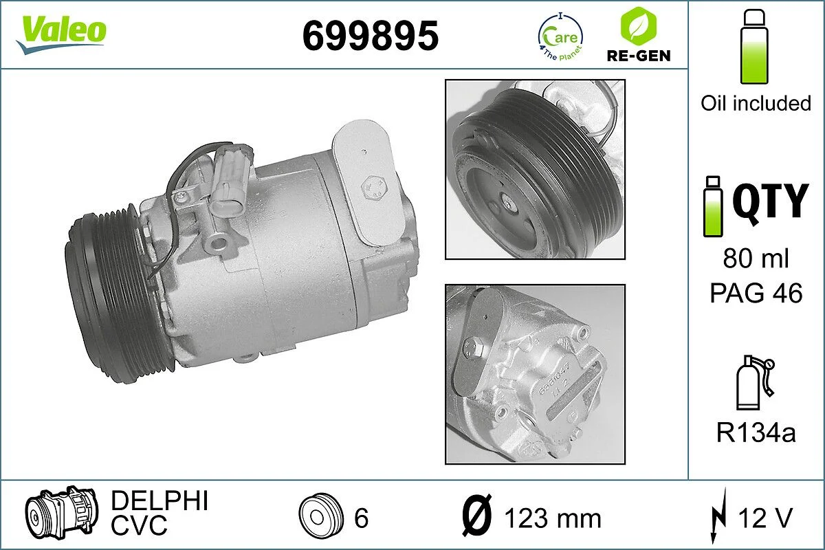 Compresor, climatizare VALEO 699895
