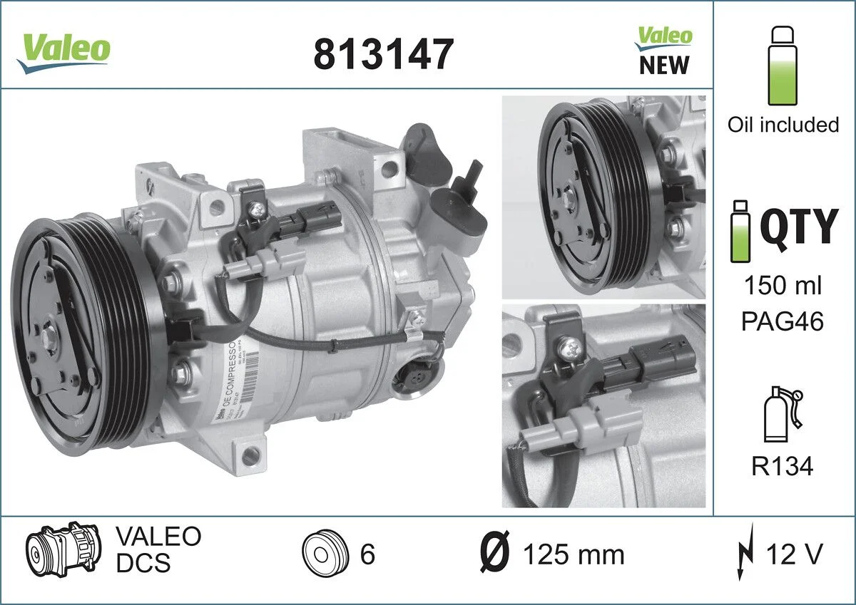 Compresor, climatizare VALEO 813147