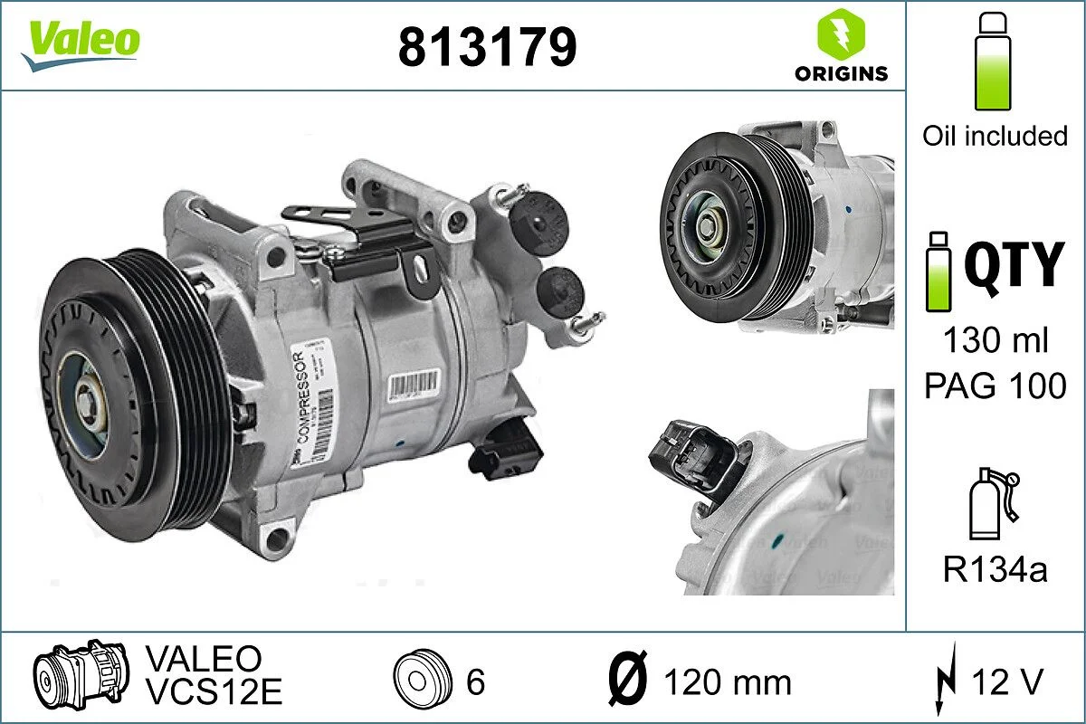Compresor, climatizare VALEO 813179