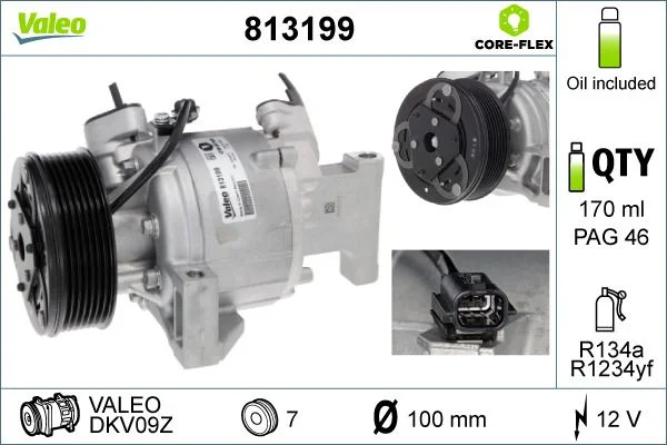 Compresor, climatizare VALEO 813199