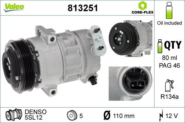 Compresor, climatizare VALEO 813251