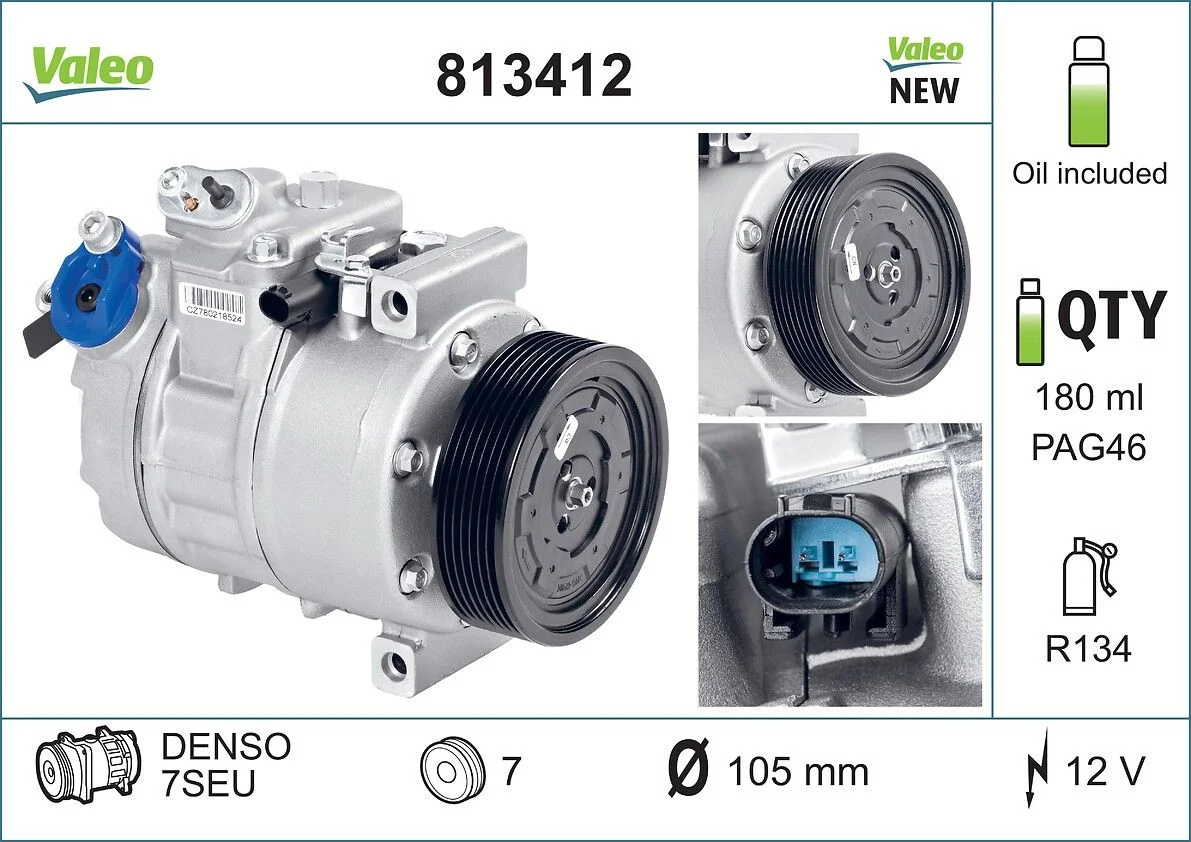 Compresor, climatizare VALEO 813412