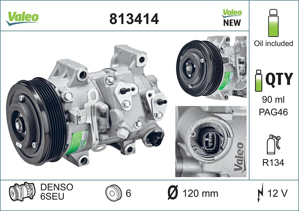 Compresor, climatizare VALEO 813414