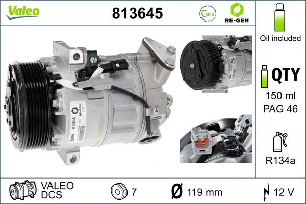 Compresor, climatizare VALEO 813645