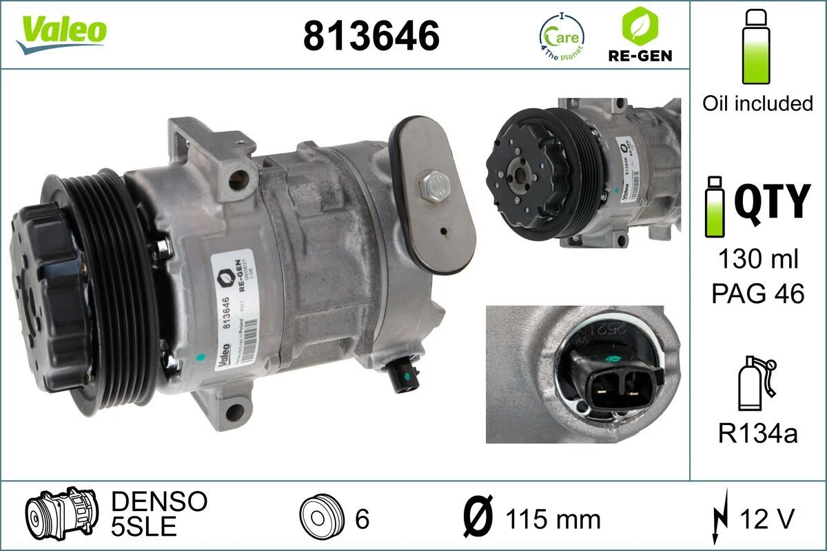 Compresor, climatizare VALEO 813646