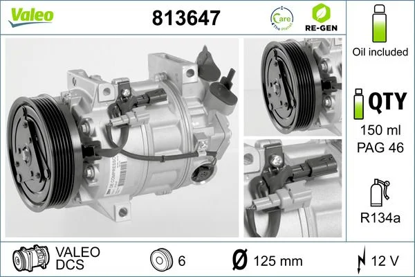 Compresor, climatizare VALEO 813647