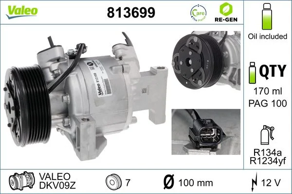 Compresor, climatizare VALEO 813699