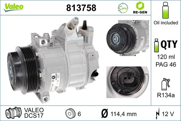 Compresor, climatizare VALEO 813758