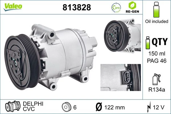 Compresor, climatizare VALEO 813828