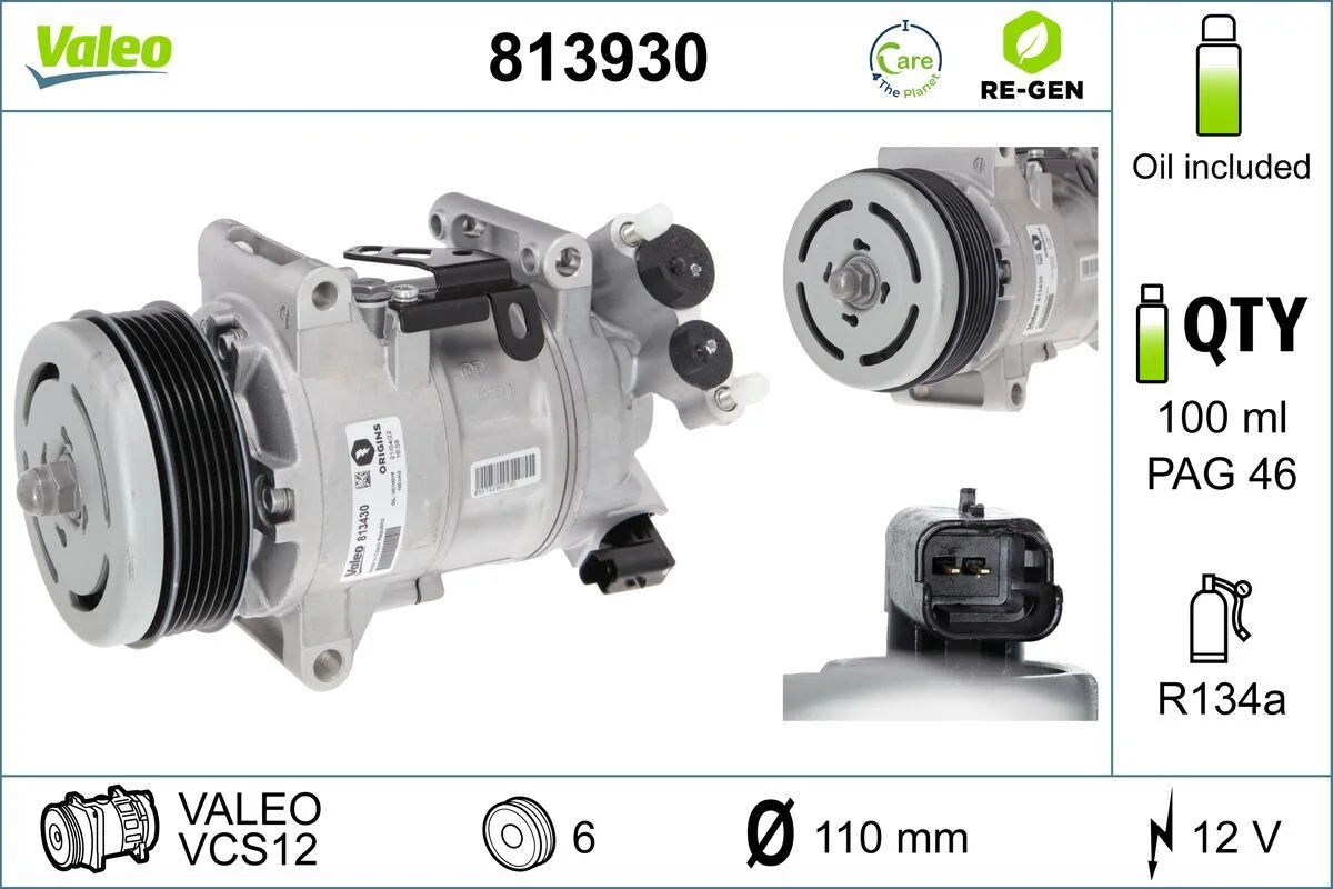 Compresor, climatizare VALEO 813930