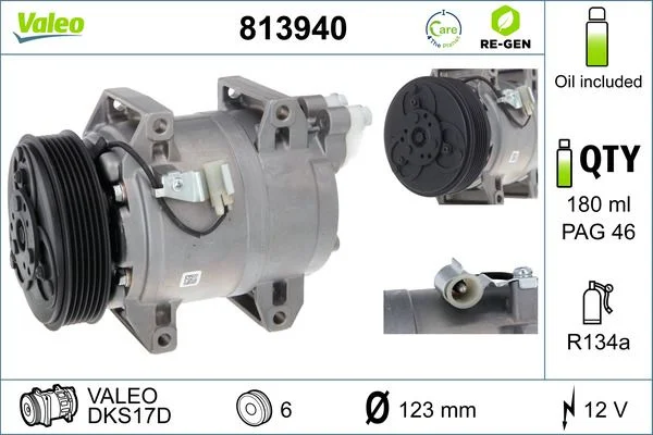 Compresor, climatizare VALEO 813940