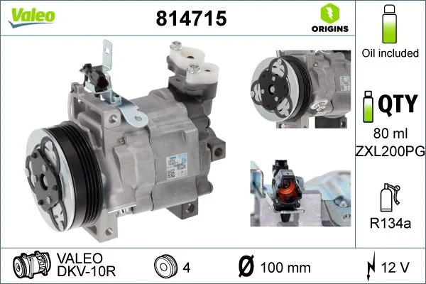 Compresor, climatizare VALEO 814715