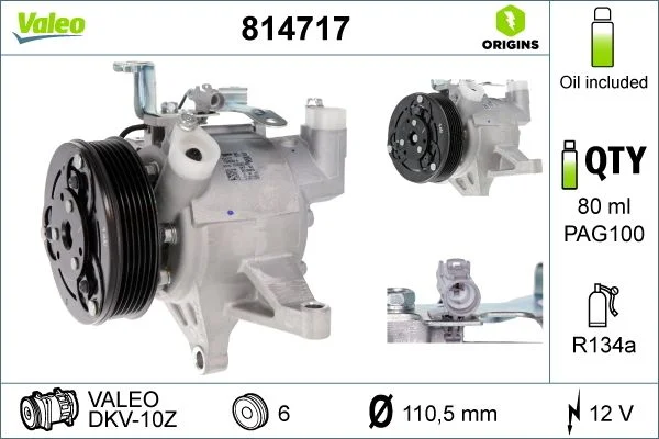 Compresor, climatizare VALEO 814717