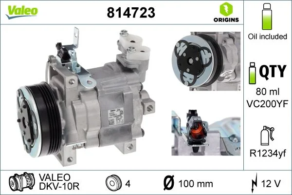 Compresor, climatizare VALEO 814723