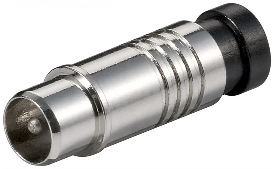 Conector coaxial antena tata cu compresie, Goobay G67243
