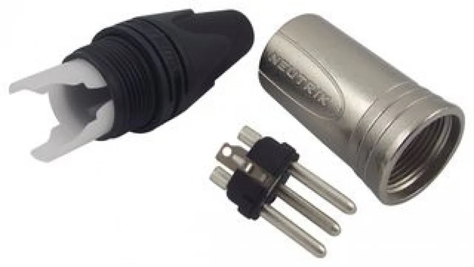 Conector de lipit XLR 3 pini tata, NEUTRIK NC3MXX