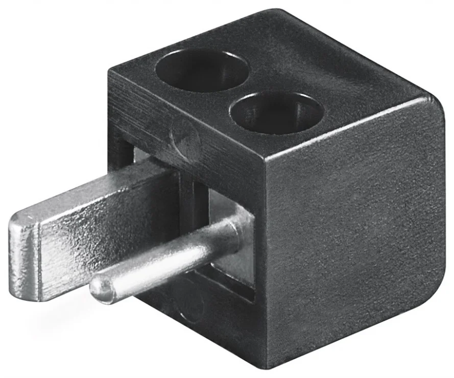 Conector/mufa pentru difuzor tata cu surub, Goobay G11243