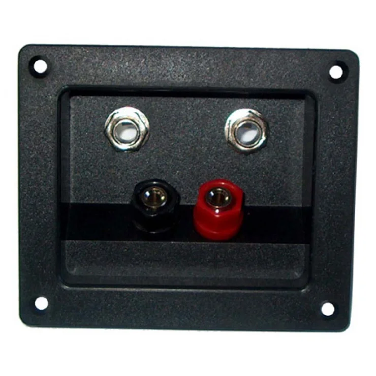 Conector pentru difuzor 2 x banana + 2 x jack 6.3mm cu montare panou, GNI0243