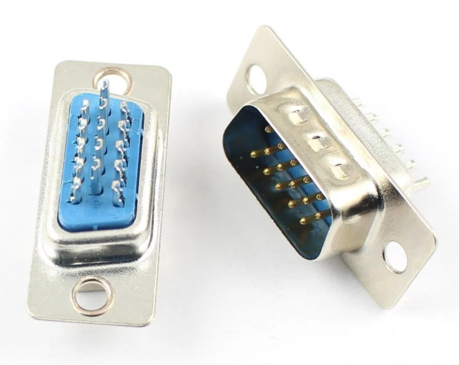 Conector pentru lipit VGA 15 pini tata, C15mt