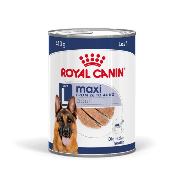 Conserva Royal Canin Maxi Adult hrana umeda caini (pate), 1 x 410g