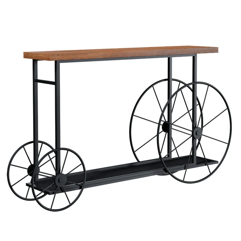 CONSOLĂ Bike  , negru-nuc 148x28x85cm