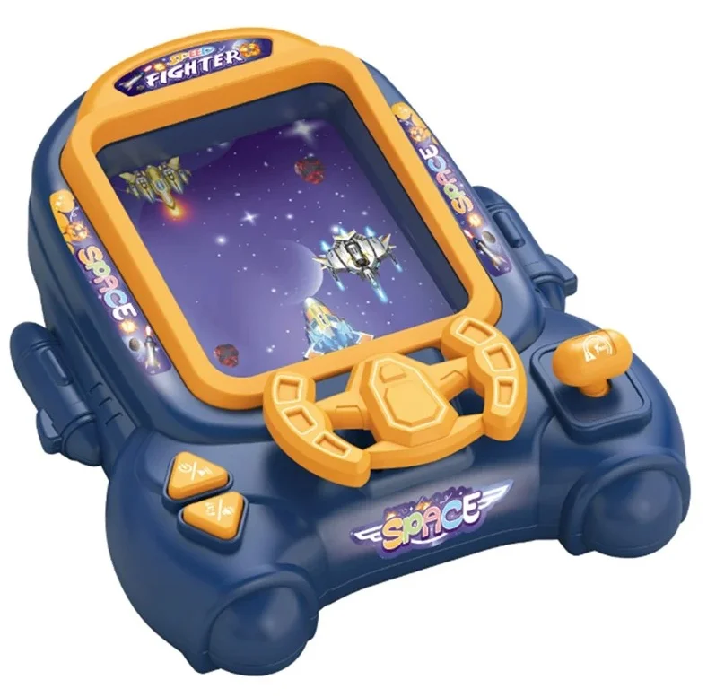 Consola de jocuri arcade tip aventura spatiala pentru copii