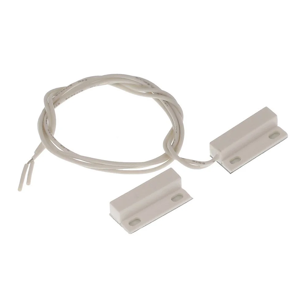 Contact magnetic lateral Satel B-1, aparent, NO, alb