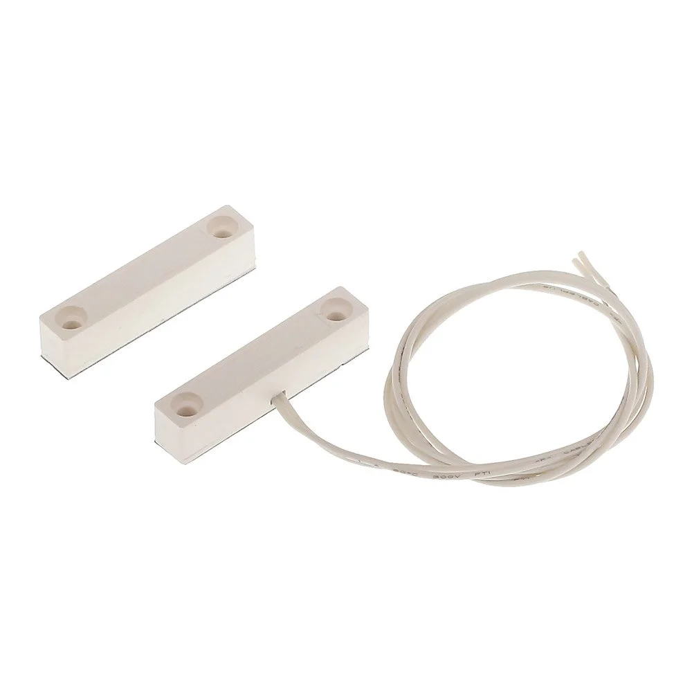 Contact magnetic lateral Satel B-1M, aparent, NO, alb