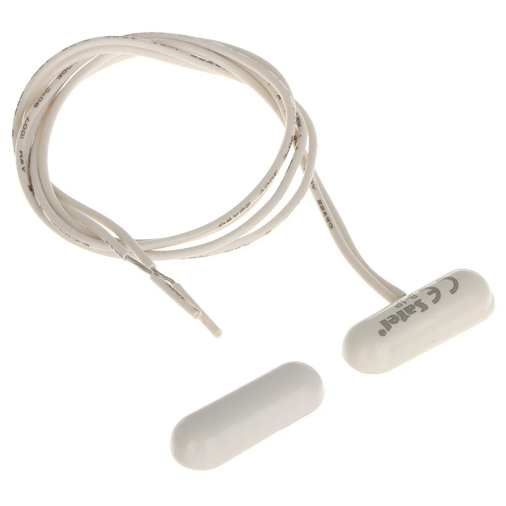 Contact magnetic lateral Satel B-1P, aparent, alb