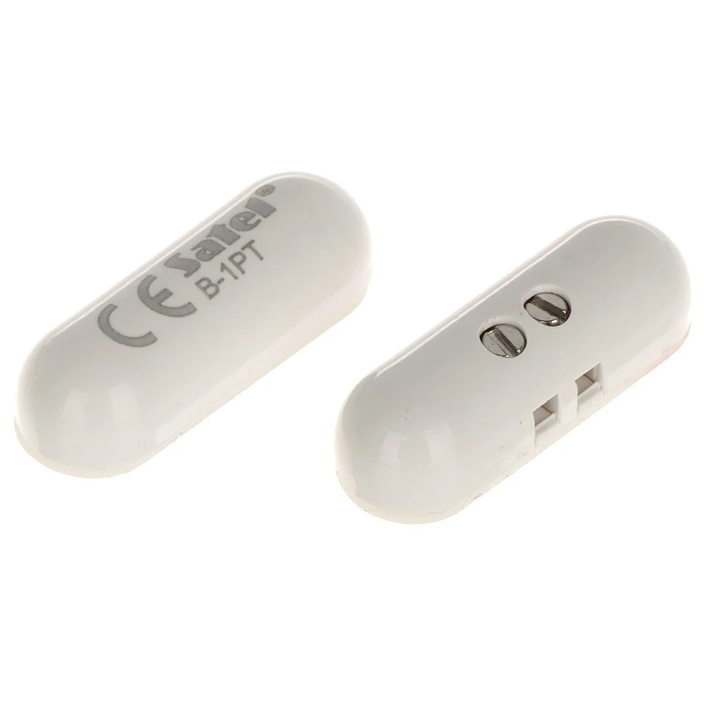 Contact magnetic lateral Satel B-1PT, aparent, terminal, alb