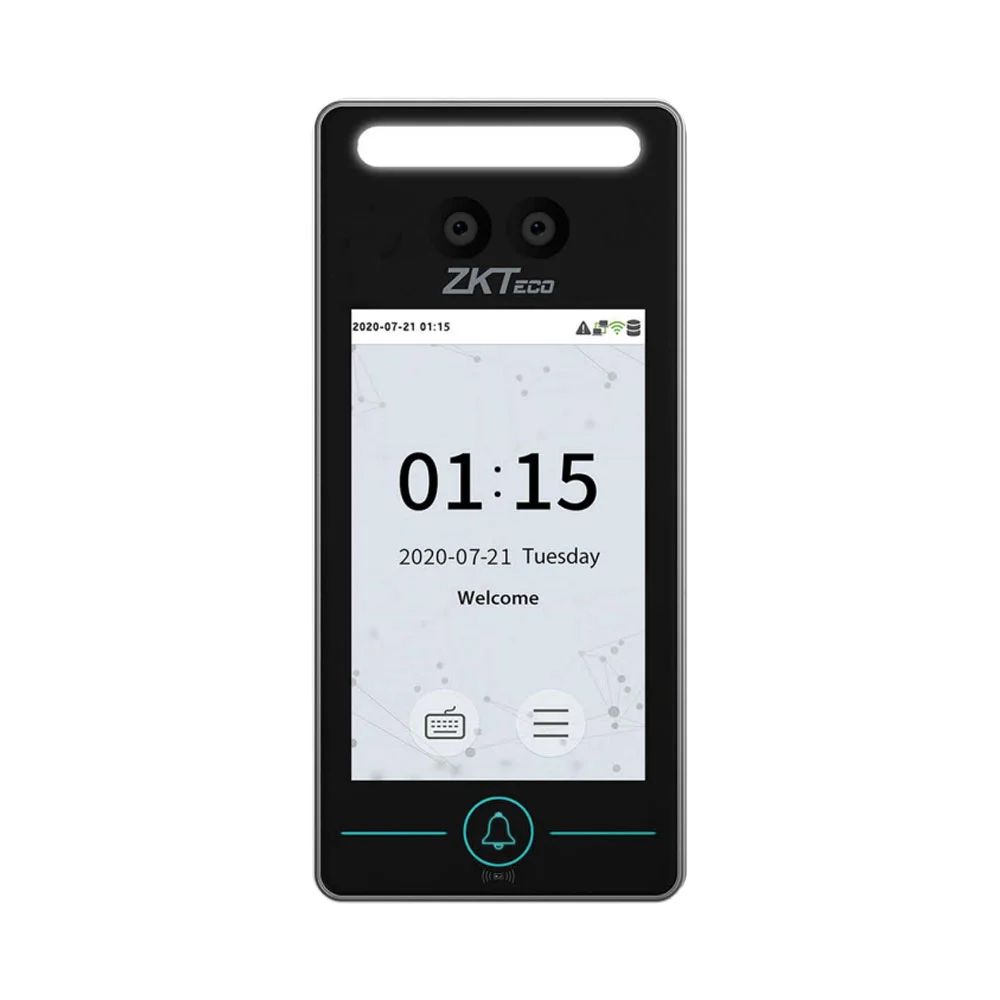 Controler de acces biometric standalone IP WiFi ZKTeco VL-SPEEDFACE-V4LM1-P-1-W, ecran 4 inch tactil, EM, 125 KHz, 800 fete, 800 palme, 1.000 carduri, 150.000 evenimente