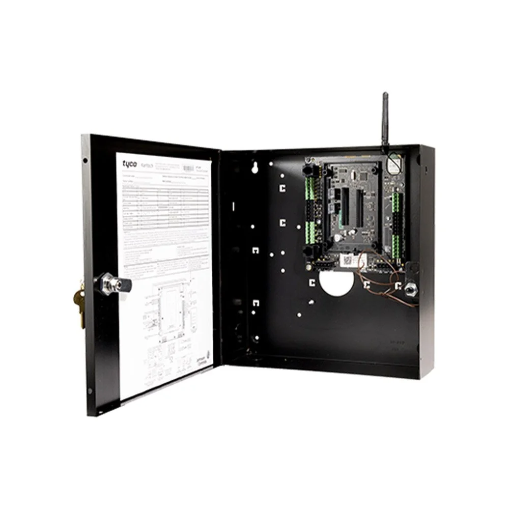 Controller access IP WiFi Kantech KT-2-M, 2 usi bidirectionale, 2000 utilizatori, 60000 evenimente, PoE