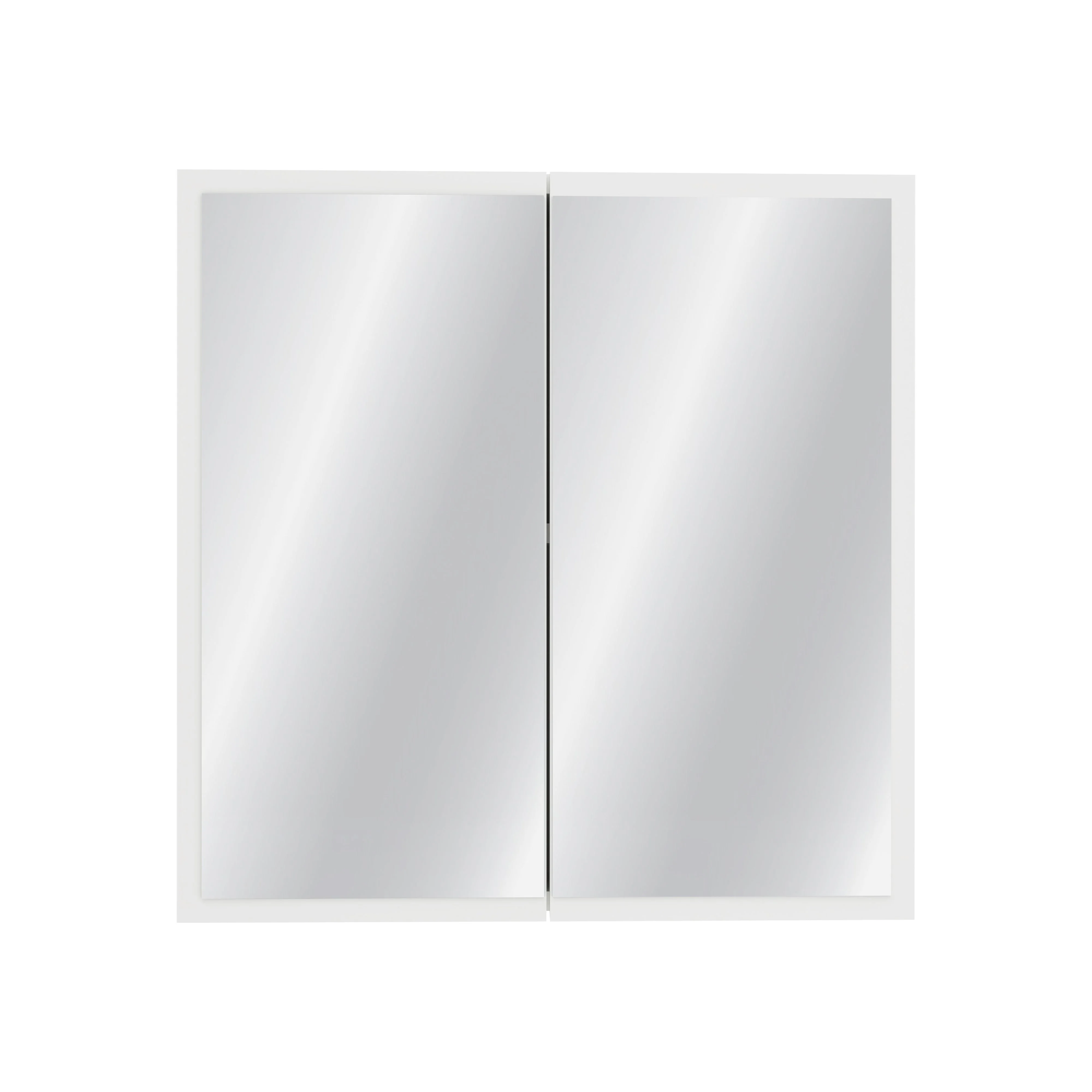 Corp Baie Teno, Suspendat, Alb, cu oglinzi, 60 x 13 x 60 cm