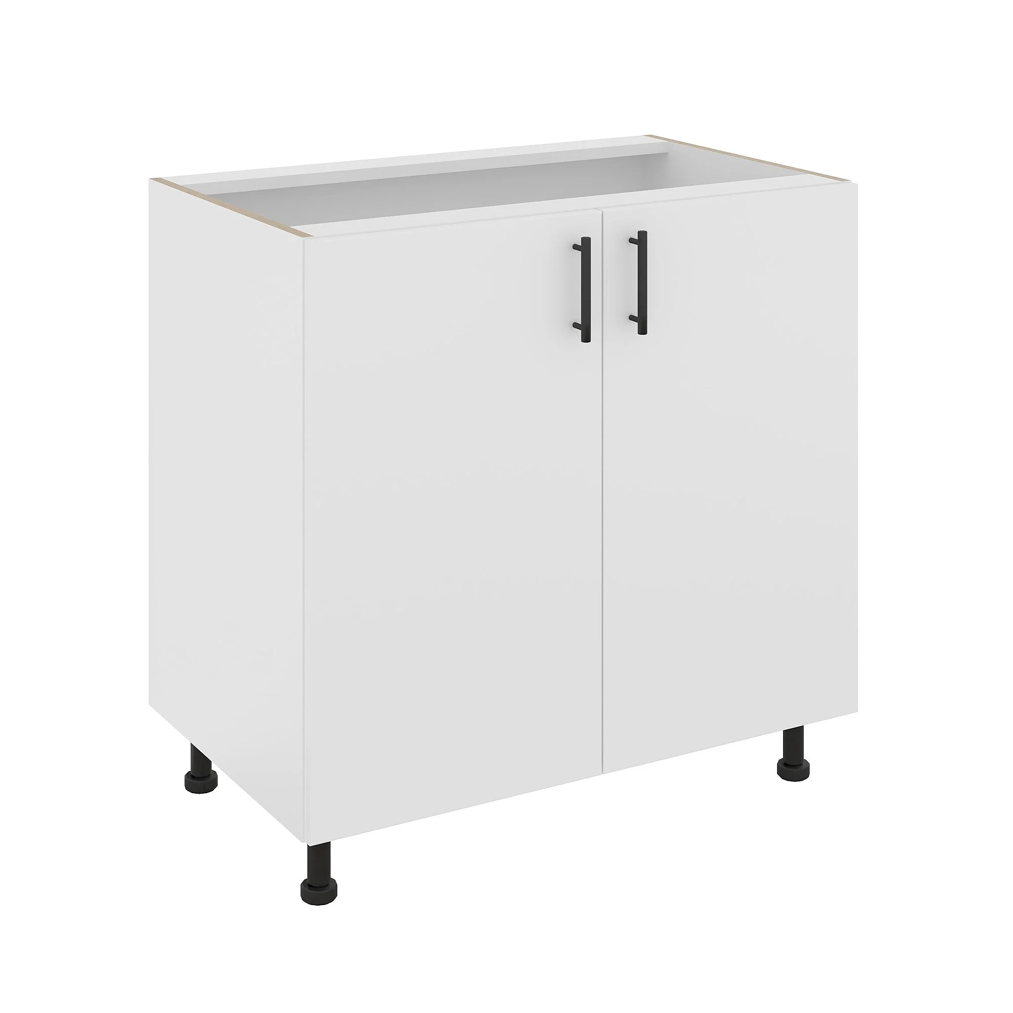 Corp Baza Karo, 2 Usi, Alb, 80 x 50 x 80 cm