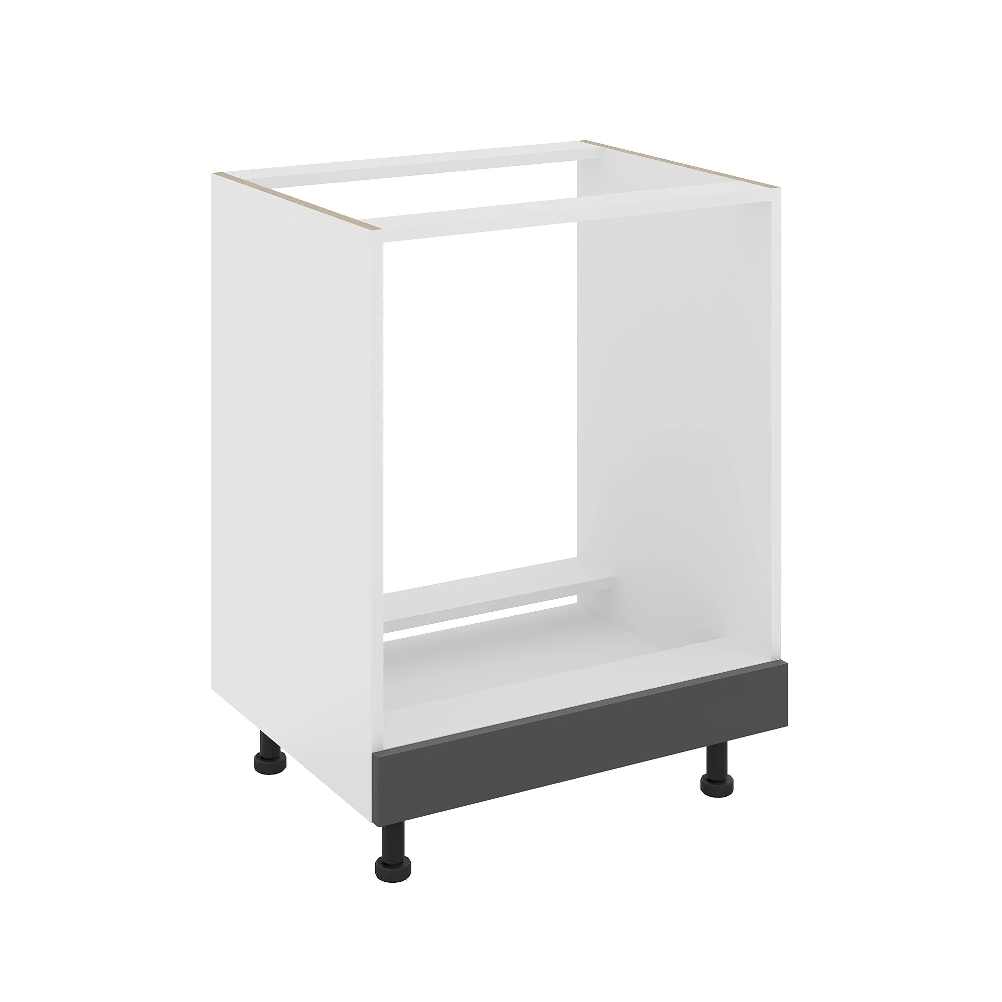 Corp Cuptor Karo, Antracit/Alb, 60 x 50 x 80 cm